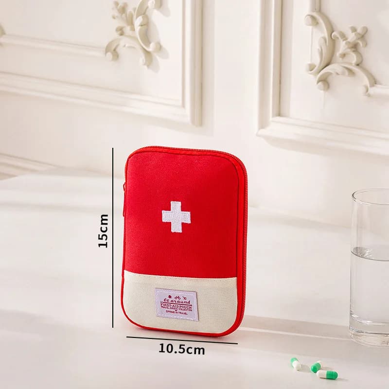 Portable Large Capacity Foldable Oxford Cloth Medical First Aid Kit Multi-Purpose Drug Storage Bag Home Travel Emergency Bag