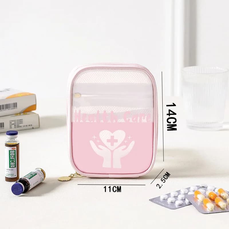 Portable Large Capacity Foldable Oxford Cloth Medical First Aid Kit Multi-Purpose Drug Storage Bag Home Travel Emergency Bag