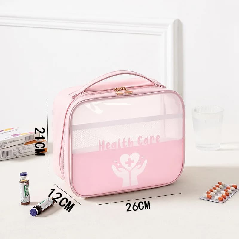 Portable Large Capacity Foldable Oxford Cloth Medical First Aid Kit Multi-Purpose Drug Storage Bag Home Travel Emergency Bag