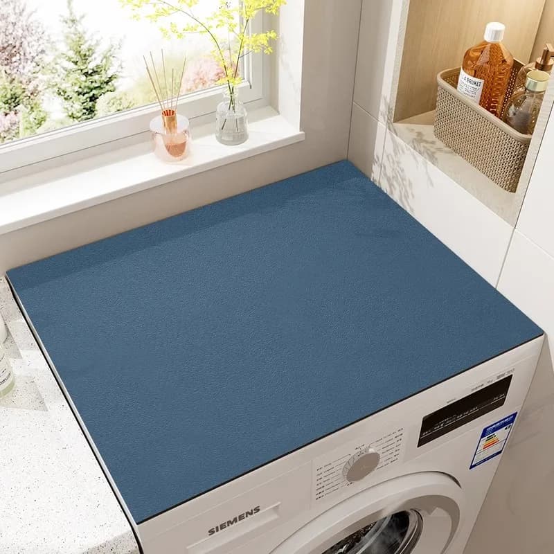 Drum type washing machine mat, water absorbing and sunscreen soft diatomaceous earth mat, bedside cover cloth, refrigerator mat