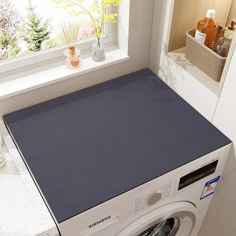 Drum type washing machine mat, water absorbing and sunscreen soft diatomaceous earth mat, bedside cover cloth, refrigerator mat